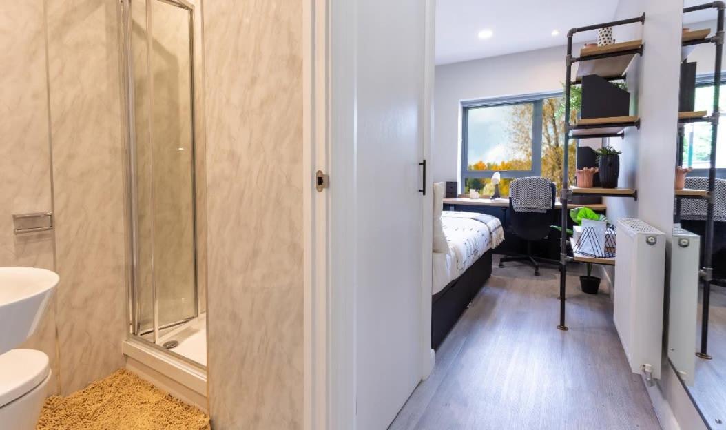 Cosy Ensuite Bedrooms At Electric Press Near Sheffield City Centre Quarto foto